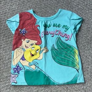 Ariel Themed Kids Shirt - Blue